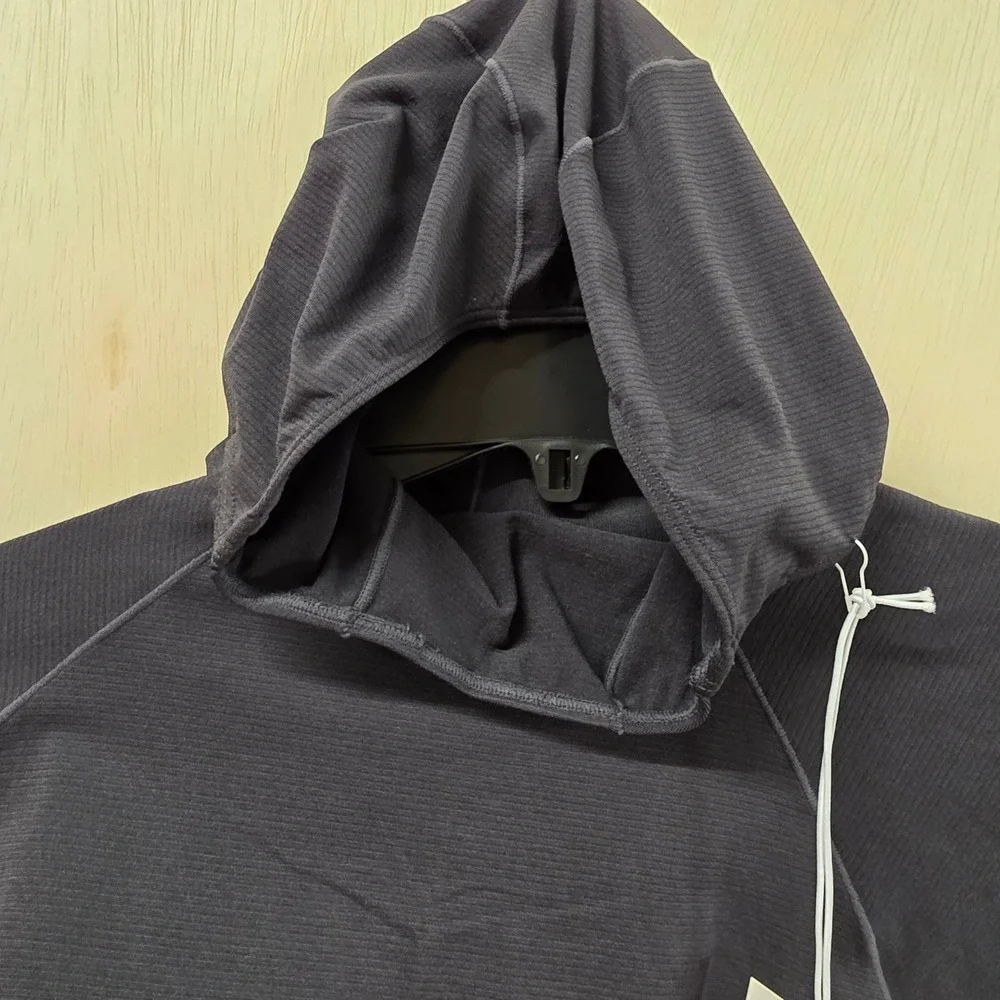 FIGS Black Performance Hijab Technical Activewear Hood W21AC3016 XS/S NWT